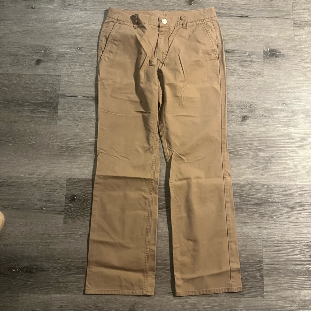 Bonobos Taupe Brown Khaki Chino Pants Straight Leg 100% Cotton Men’s Size 31x30